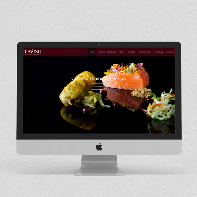 Lavish Branding website design