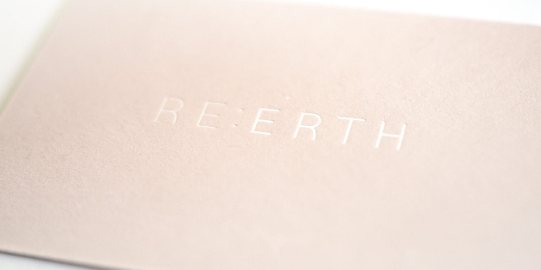 Re:erth corporate stationery printing